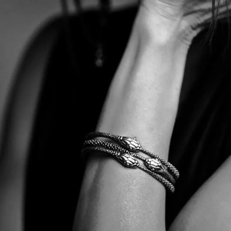 Snake Bangle Silver