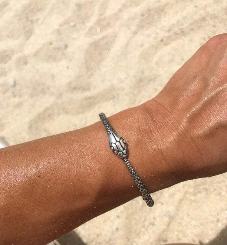 Snake Bangle Silver