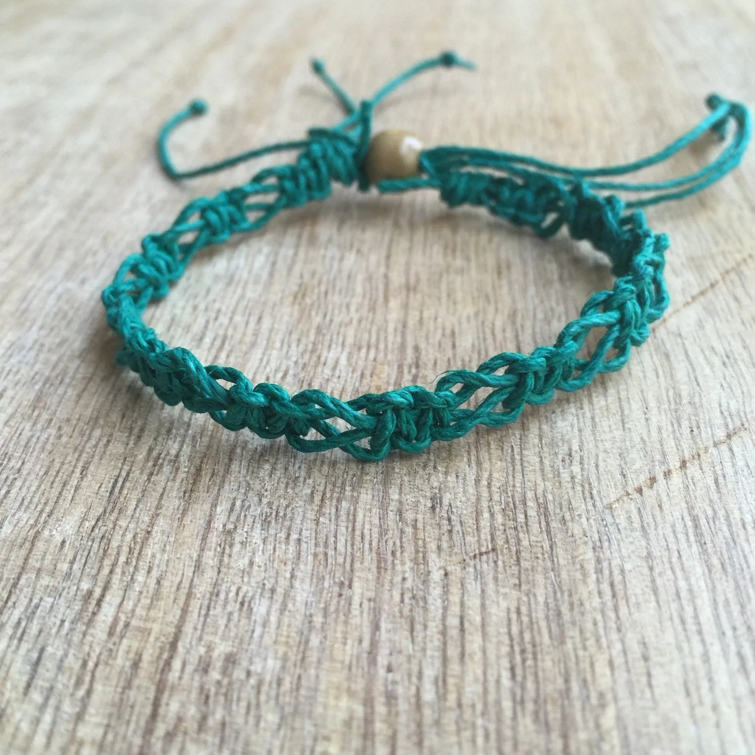 SoBe Green Hemp Anklet