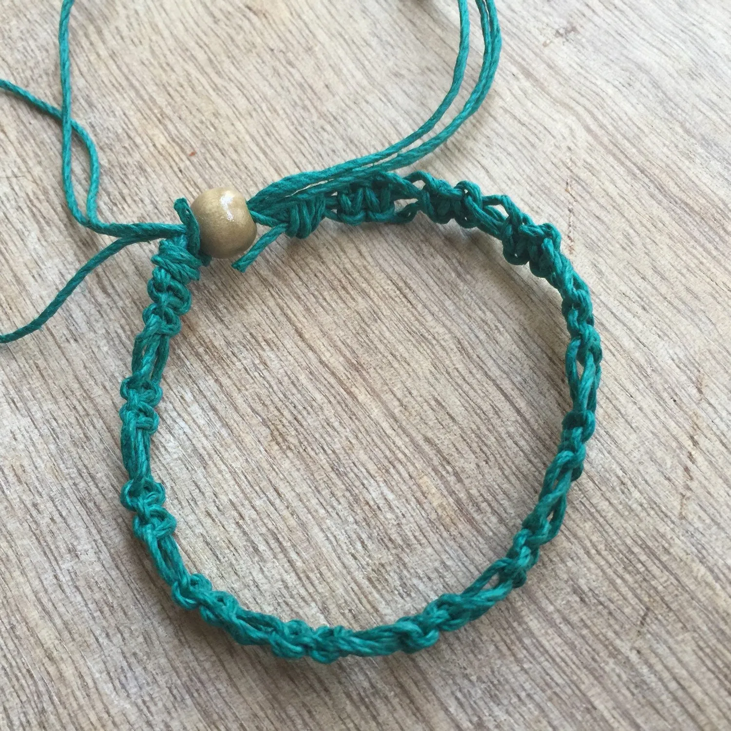 SoBe Green Hemp Anklet