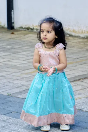 Srishti Pink with blue mini