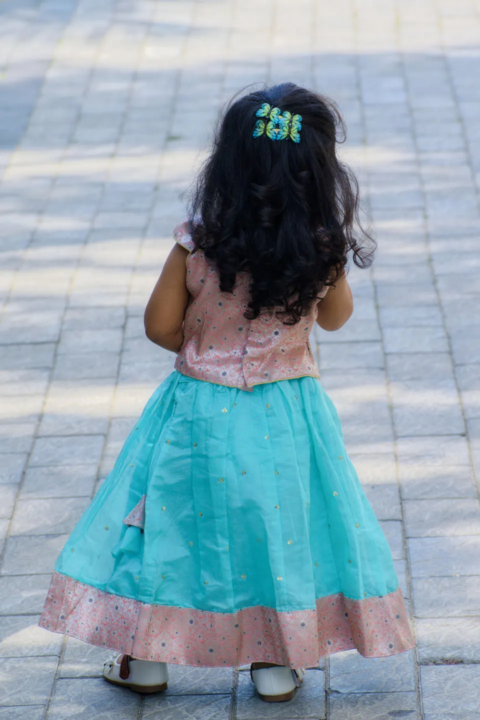 Srishti Pink with blue mini
