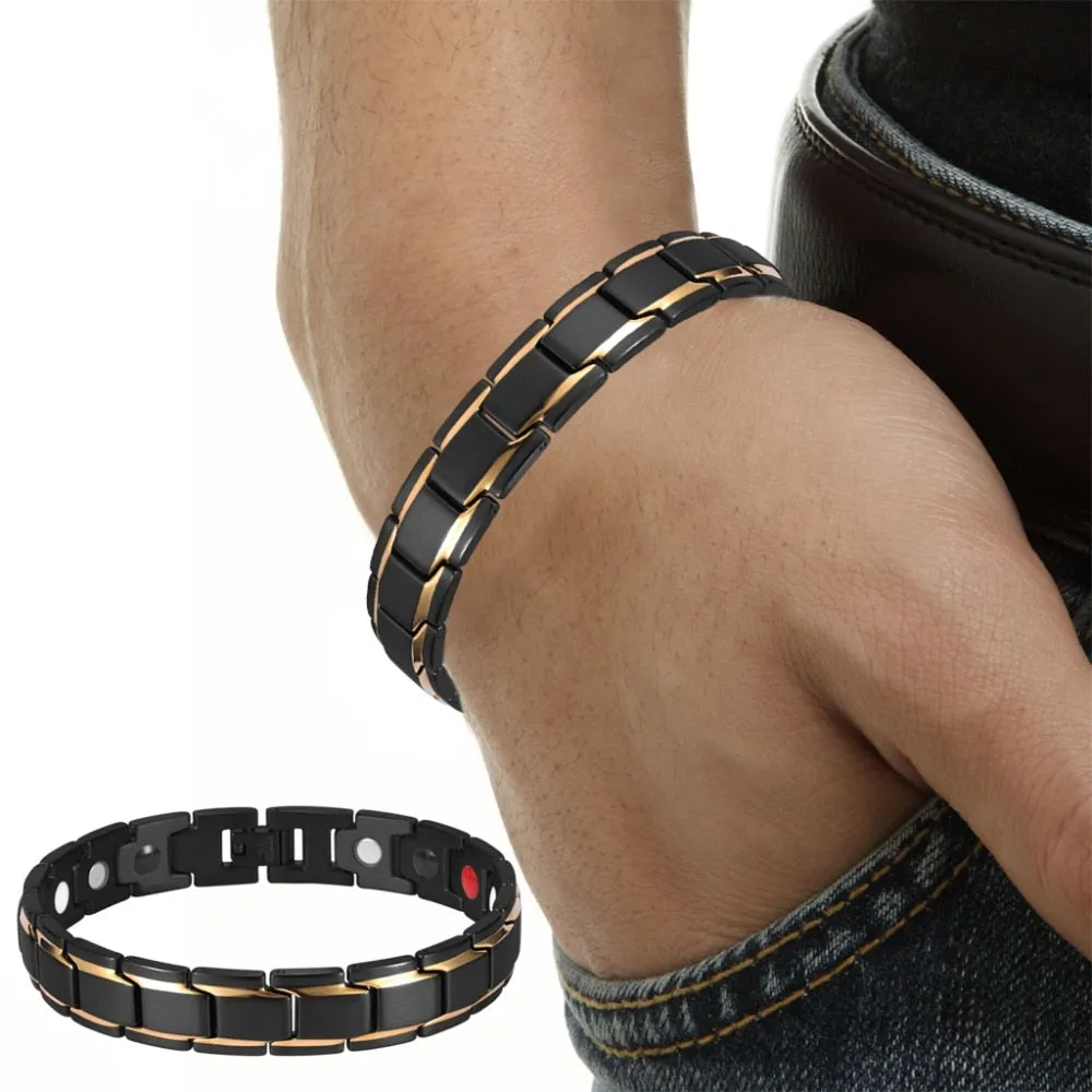 Stainless Steel 4 in 1 Magnetic Bracelet