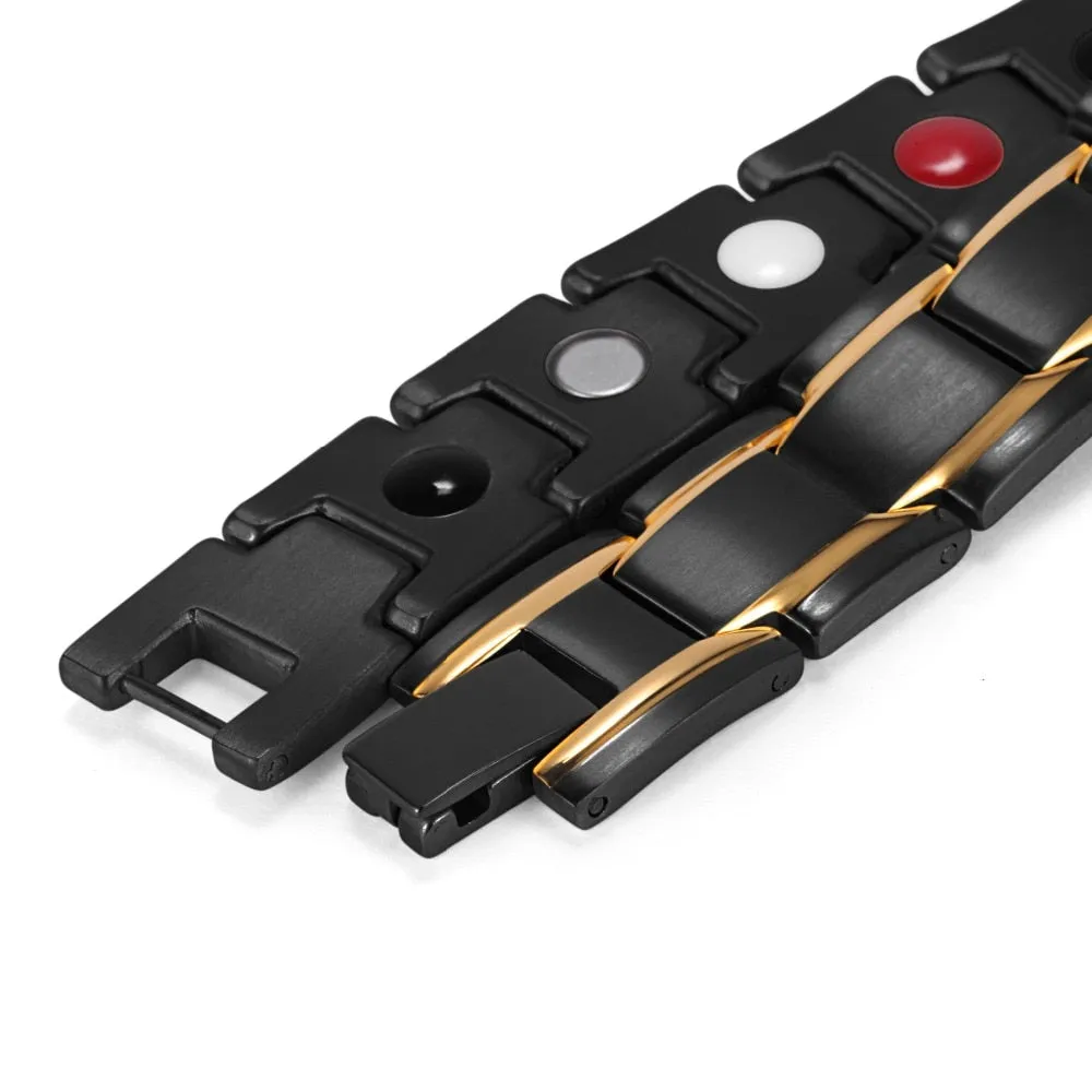 Stainless Steel 4 in 1 Magnetic Bracelet