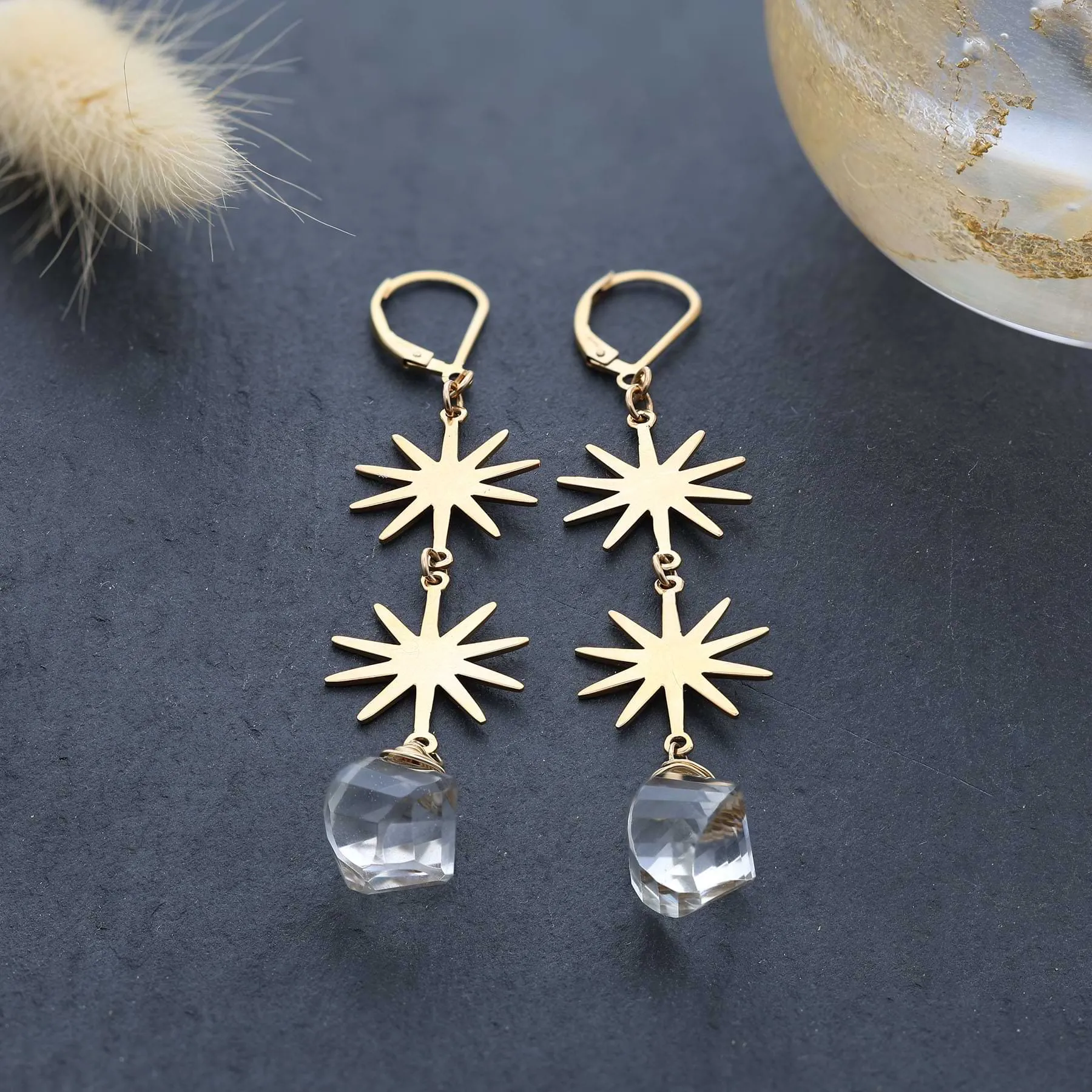 Starlight - Crystal Drop Earrings