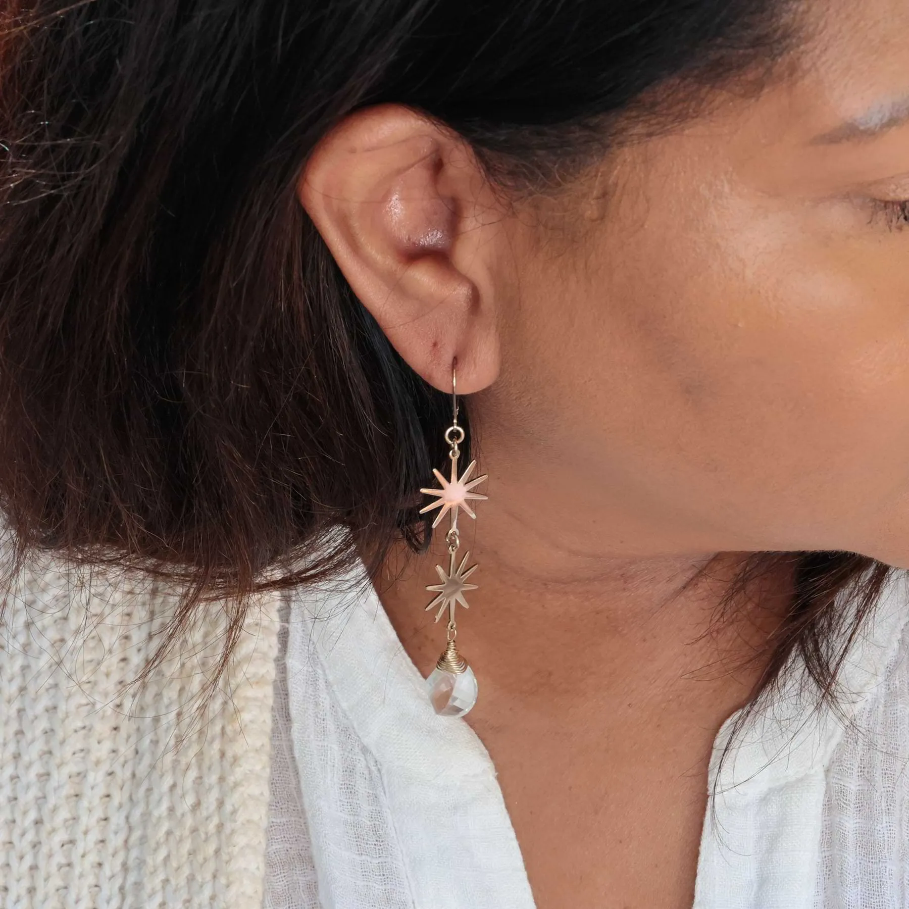 Starlight - Crystal Drop Earrings