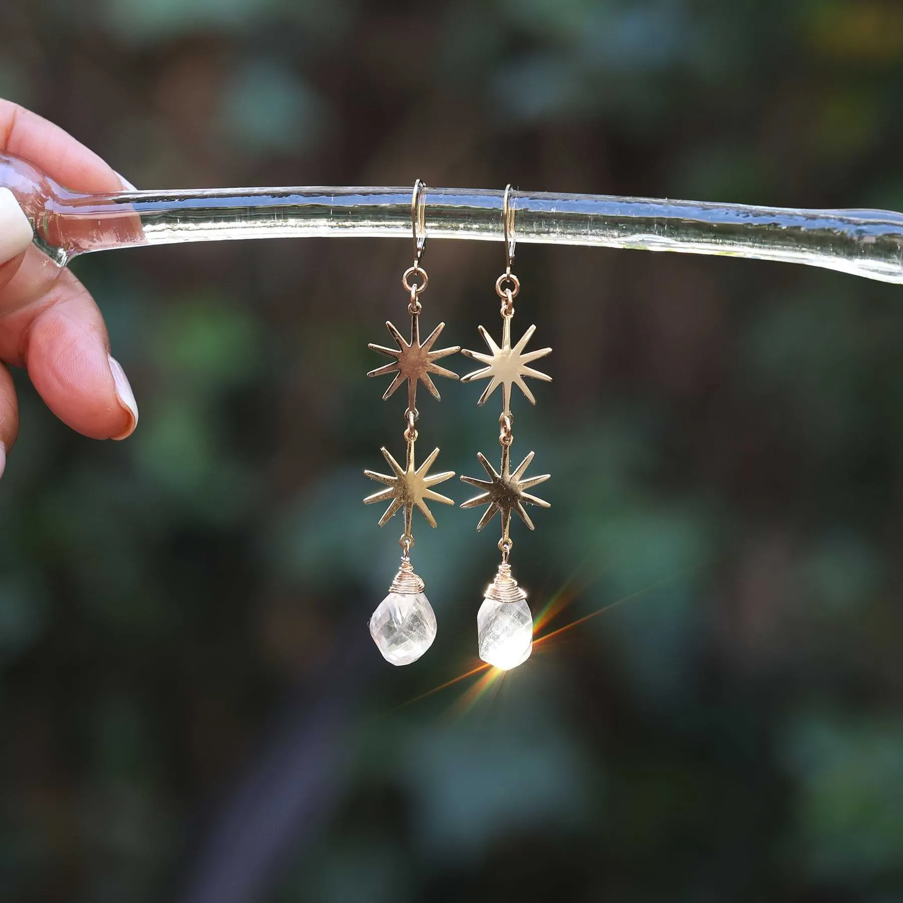 Starlight - Crystal Drop Earrings