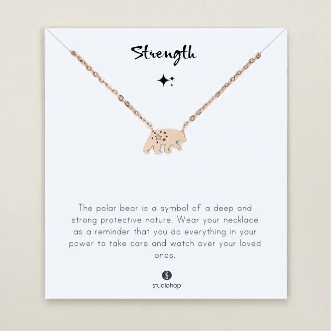 Starlight Polar Bear Necklace