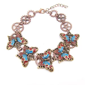 Steampunk Butterflies Bracelet