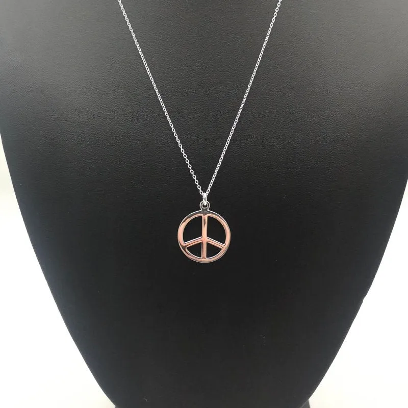 Sterling Silver Peace Pendant