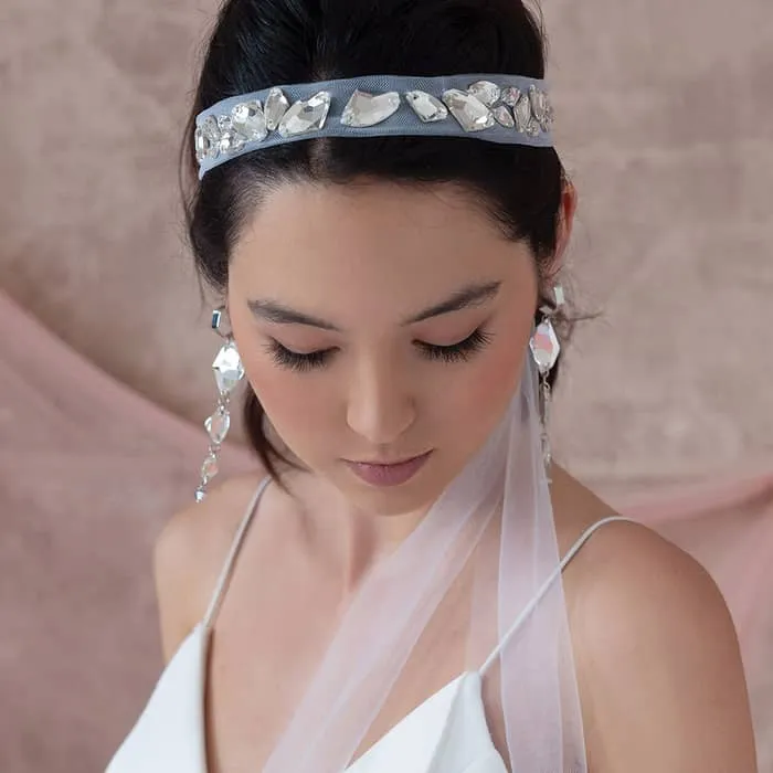 Sza Modern Bridal Headband Veil