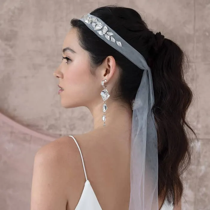 Sza Modern Bridal Headband Veil