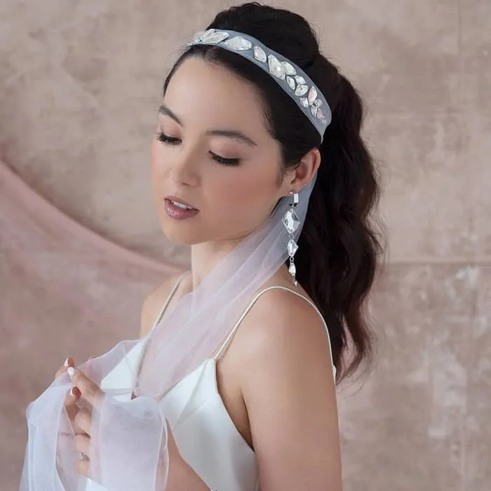 Sza Modern Bridal Headband Veil