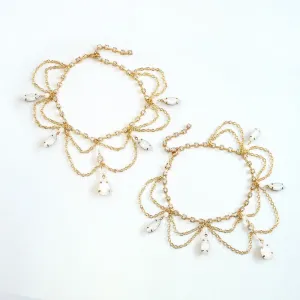 Tallulah Bridal Anklets