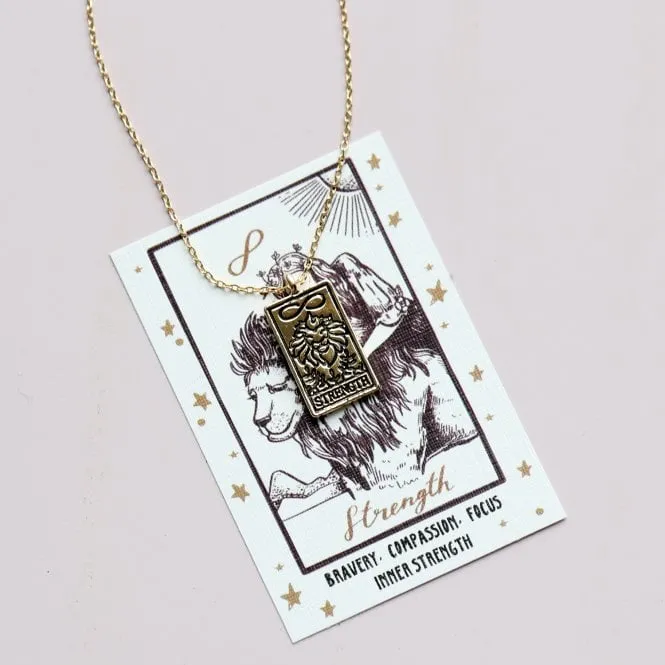 Tarot Card Gold Necklace