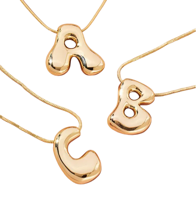 The Bubble Letter Necklace