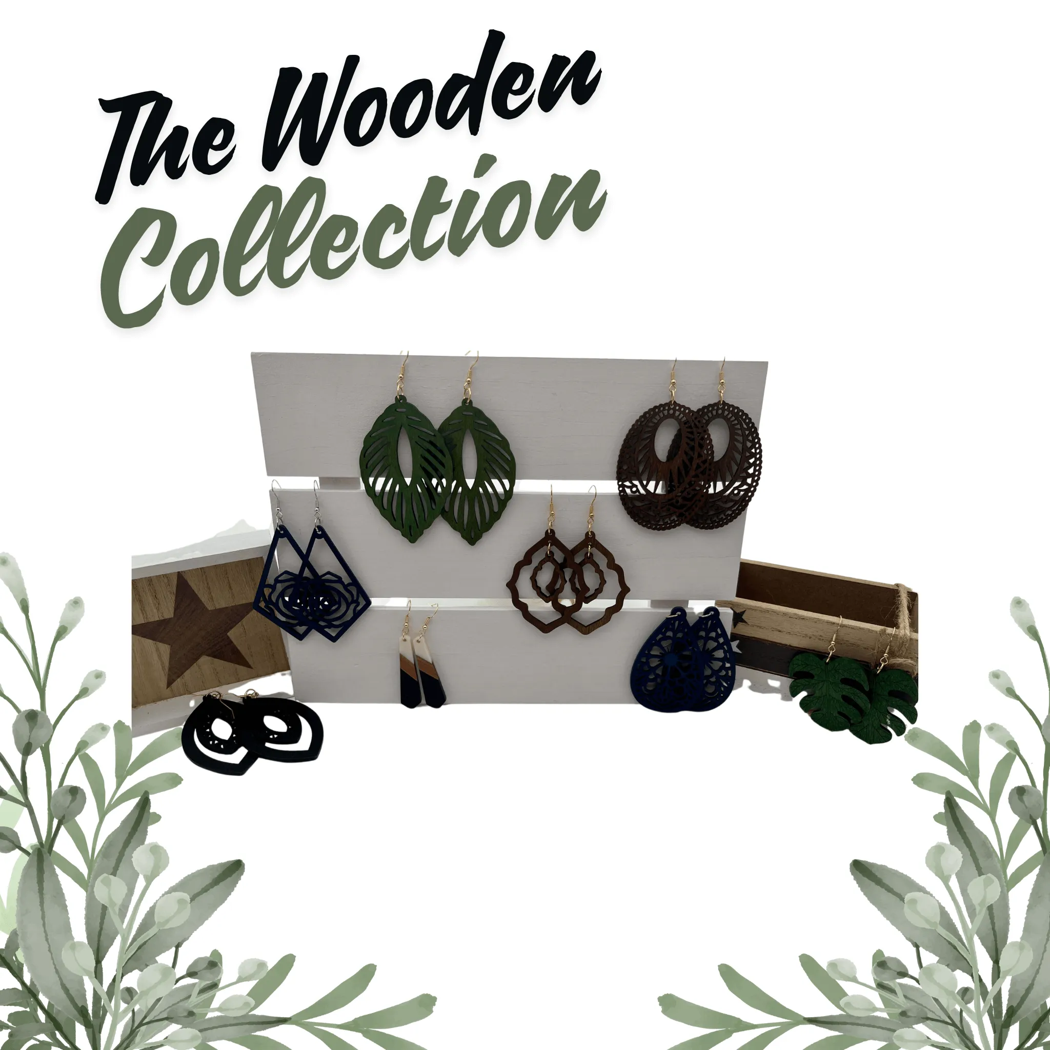 The Wooden Collection-Black Teardrop