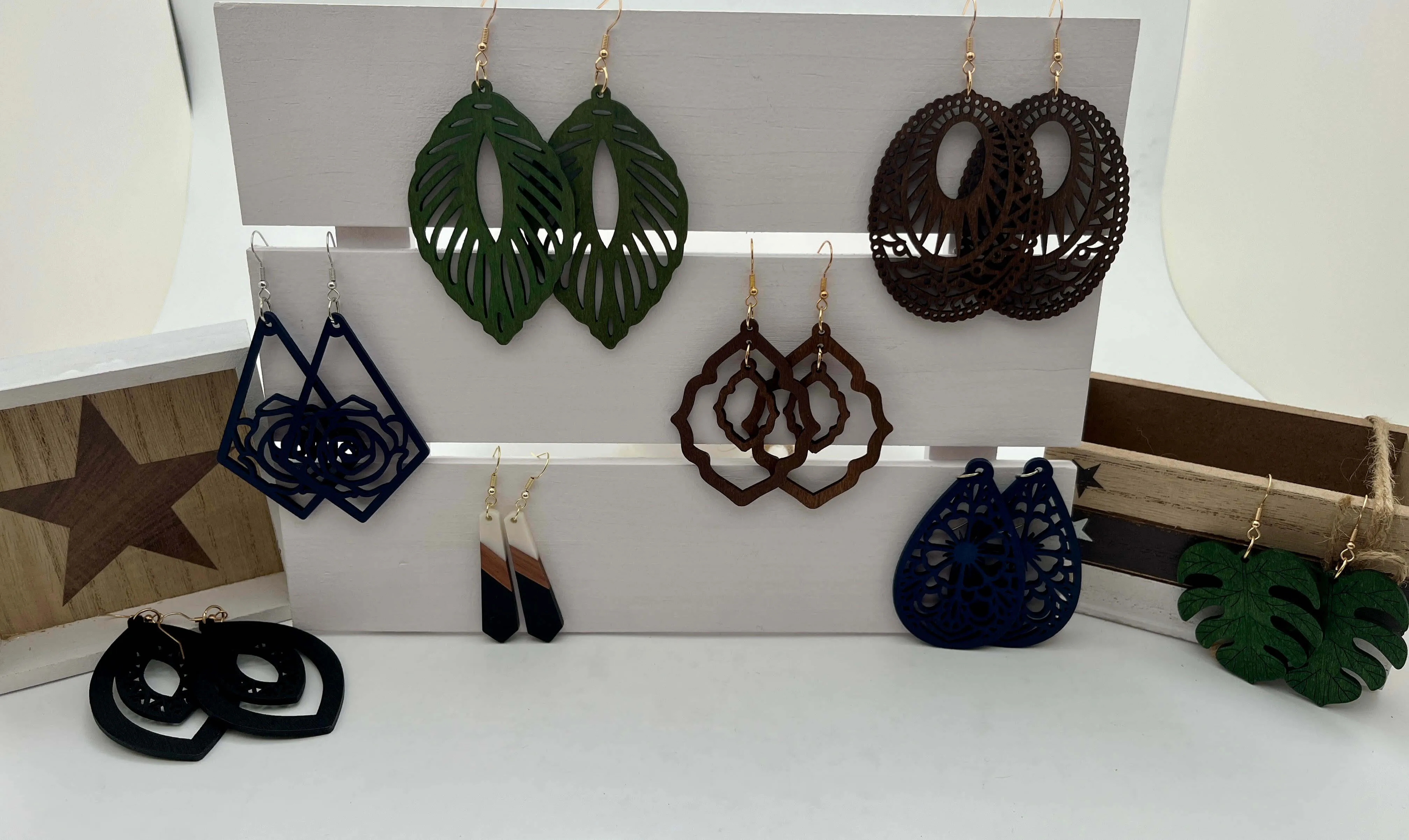 The Wooden Collection-Black Teardrop