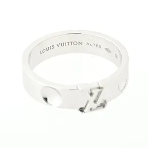 Trendy Inspired Louis Vuitton Ring Bergen Preinte Lv Q9k97k White Gold
