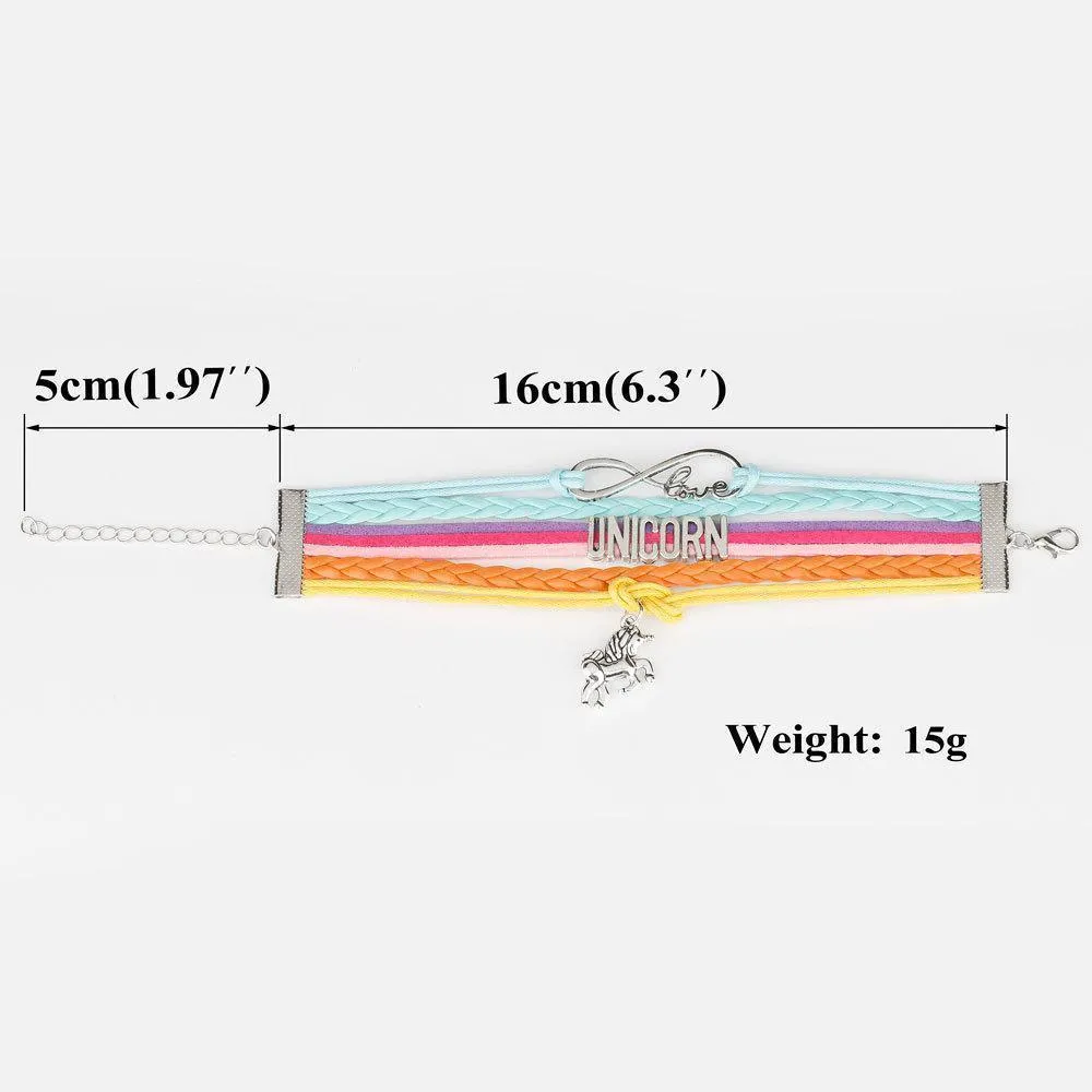 Unicorn Love Rainbow Bracelet