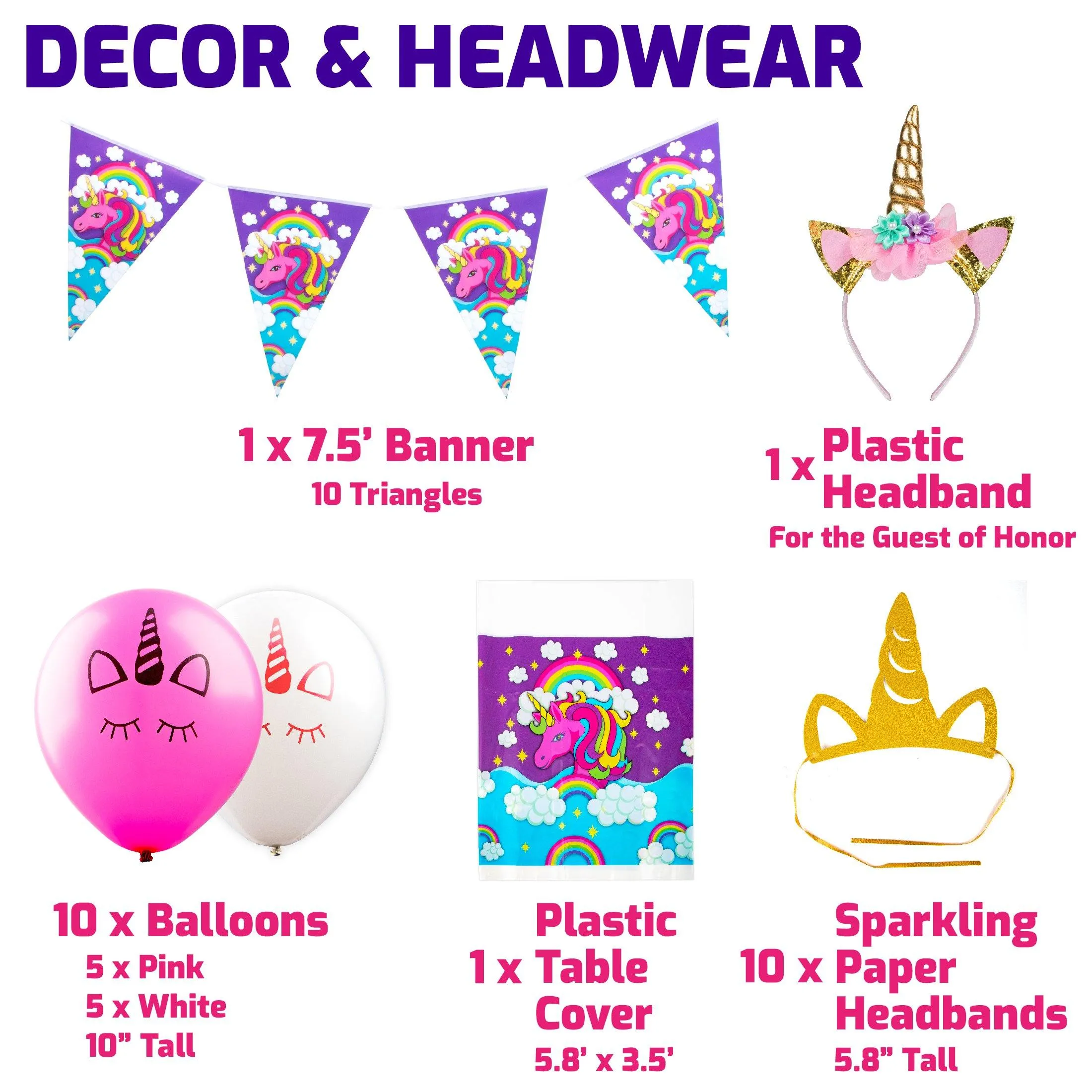 Unicorn Party Pack