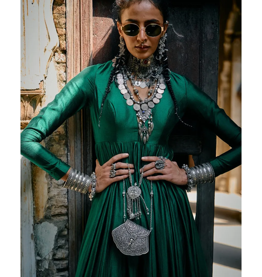 Vaidehi Silk Plain Anarkali