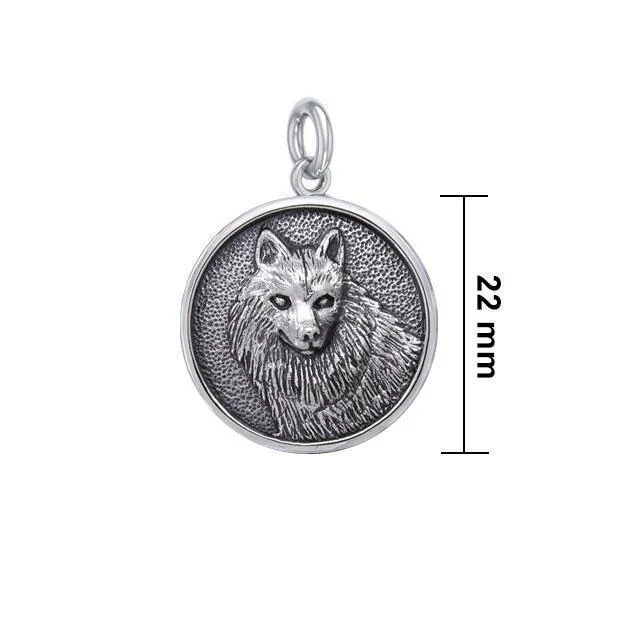 Wonderful Wolf Sterling Silver Charm TCM675