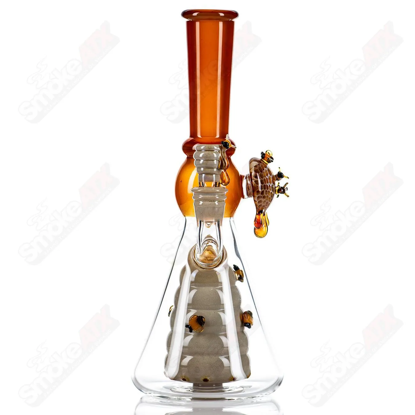 Worked Bee Hive Beaker (2024) By Joe P Glass