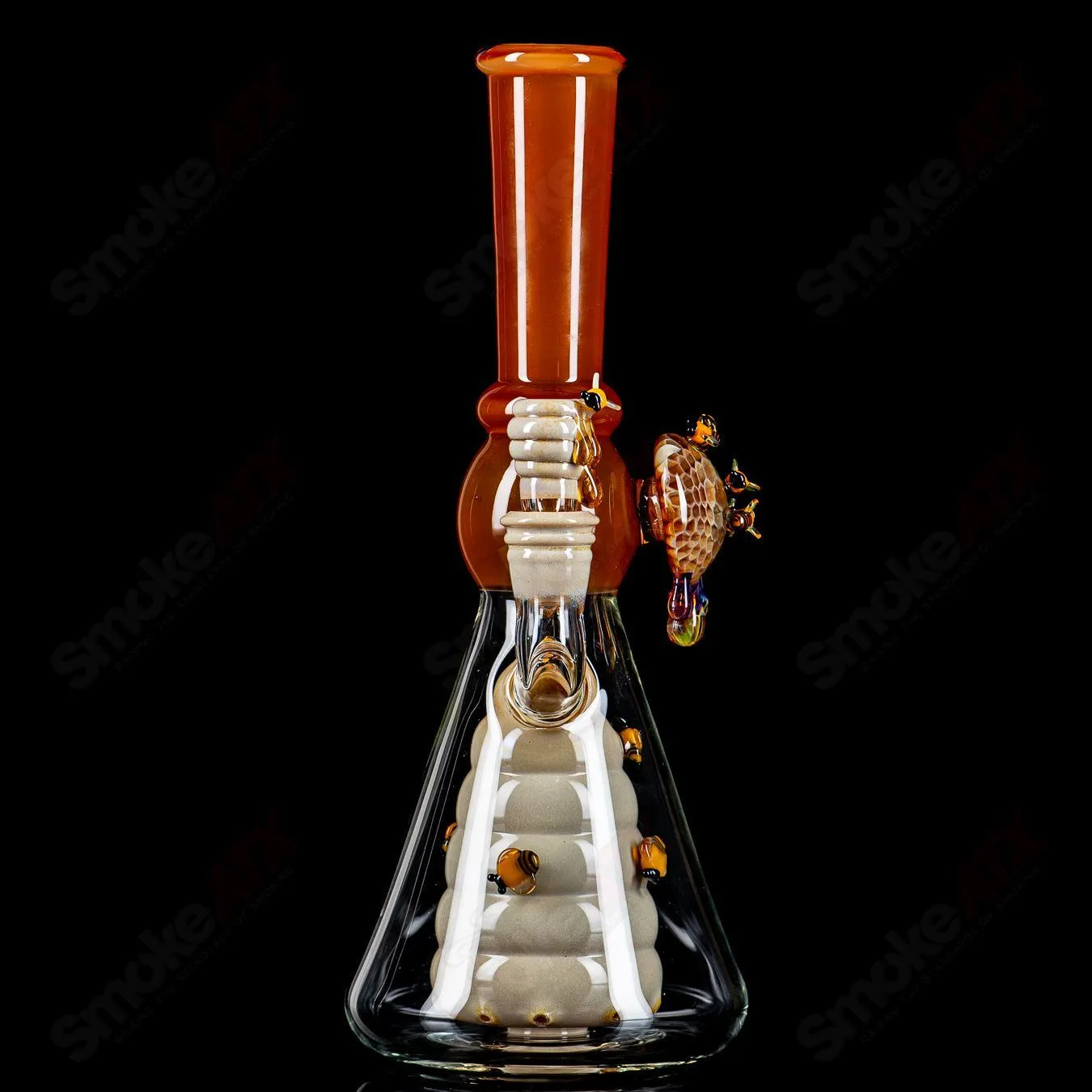 Worked Bee Hive Beaker (2024) By Joe P Glass