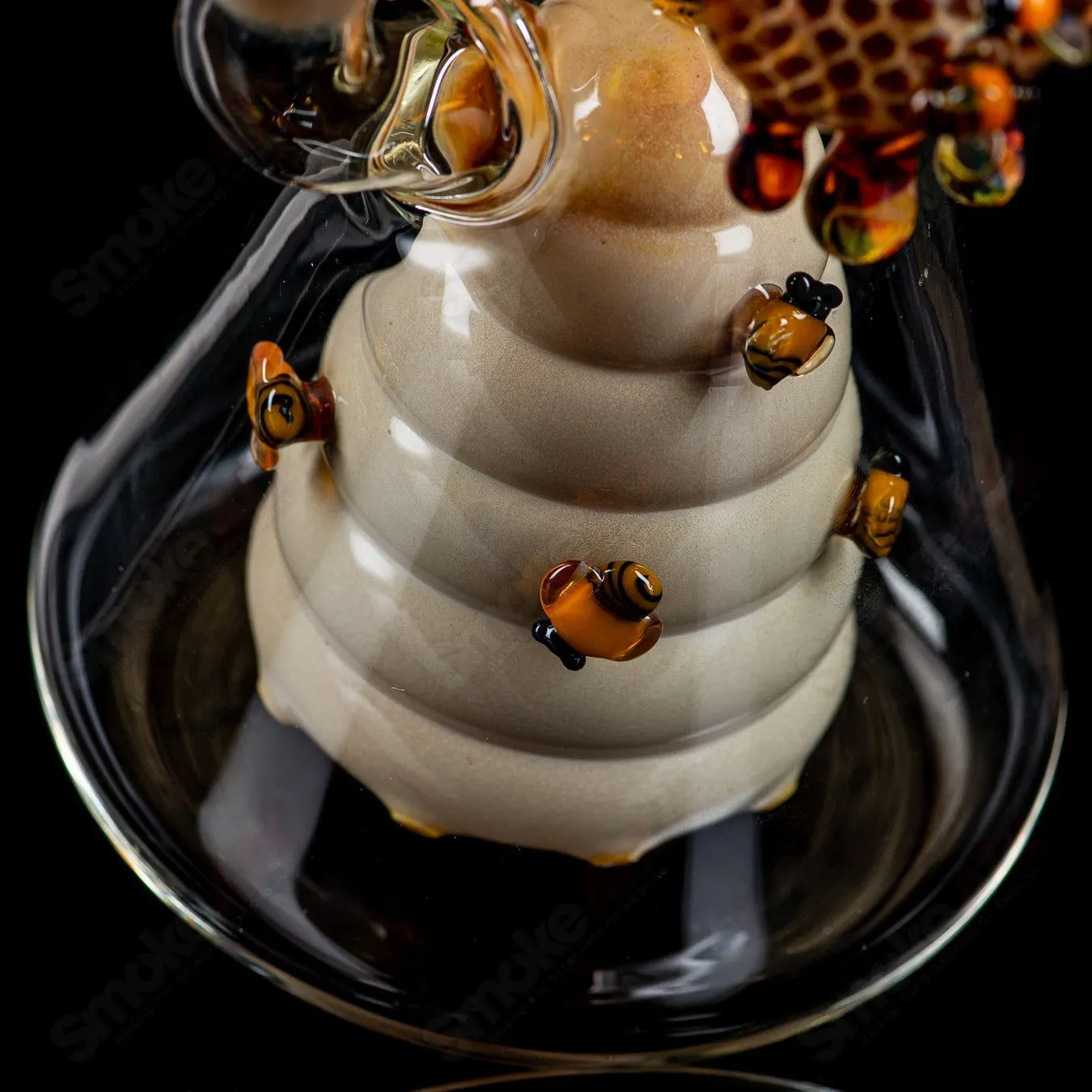 Worked Bee Hive Beaker (2024) By Joe P Glass