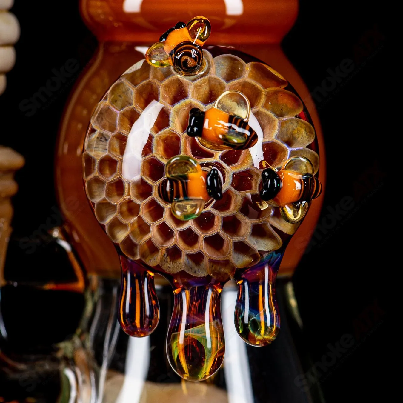 Worked Bee Hive Beaker (2024) By Joe P Glass