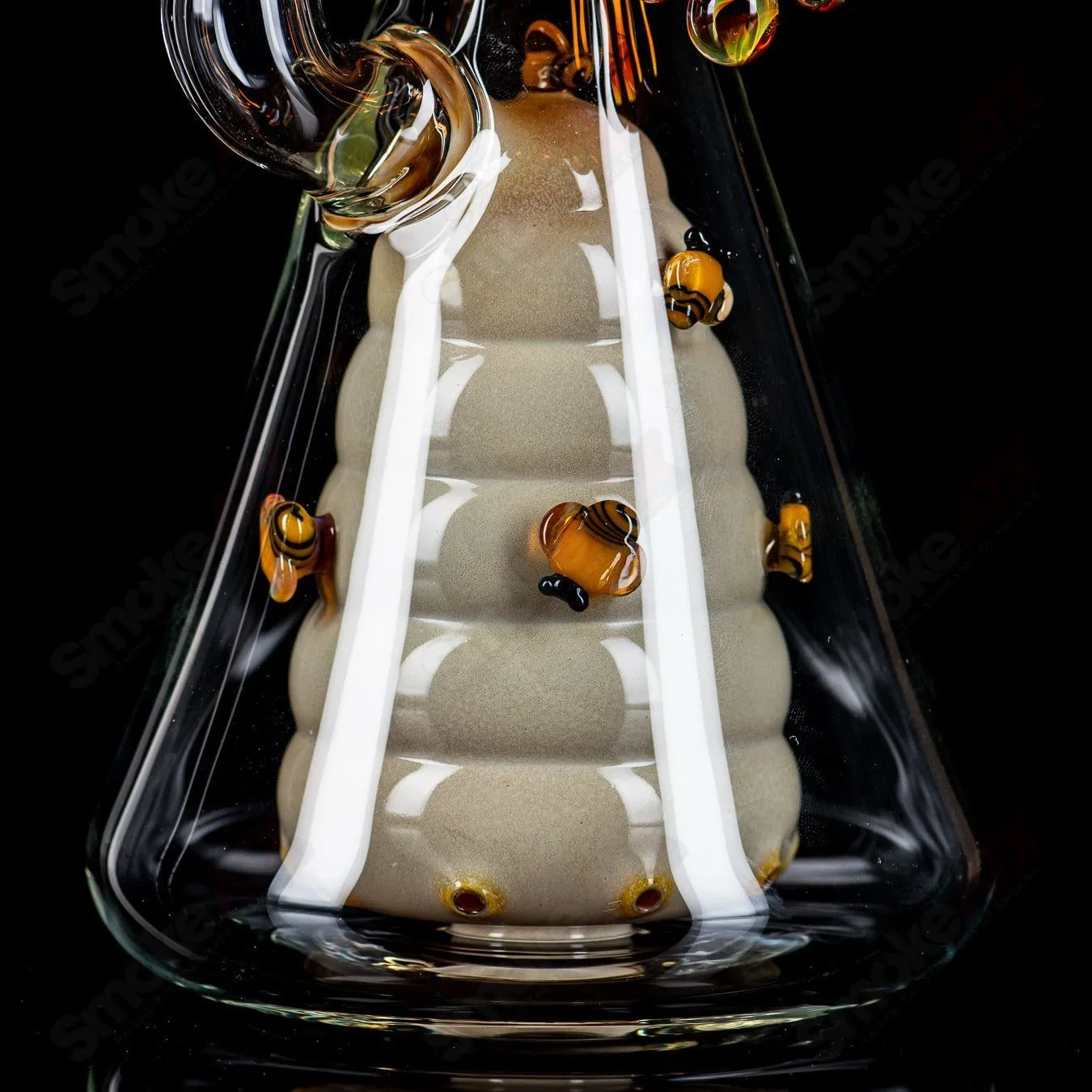 Worked Bee Hive Beaker (2024) By Joe P Glass