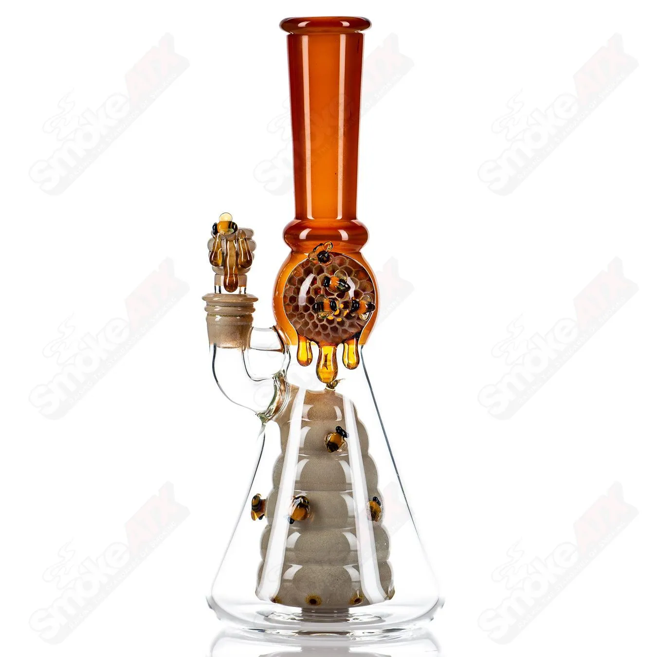 Worked Bee Hive Beaker (2024) By Joe P Glass